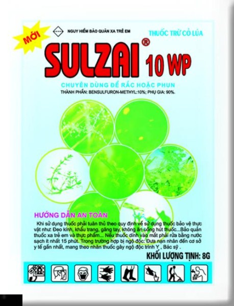Sulzai 10WP 8G - Thuốc Trừ Sâu Phương Mai - Công Ty TNHH Vật Tư Bảo Vệ Thực Vật Phương Mai